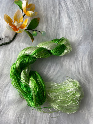 Colorful nice Gradient Colors 100%mulberry silk,hand-dyed embroidery silk thread