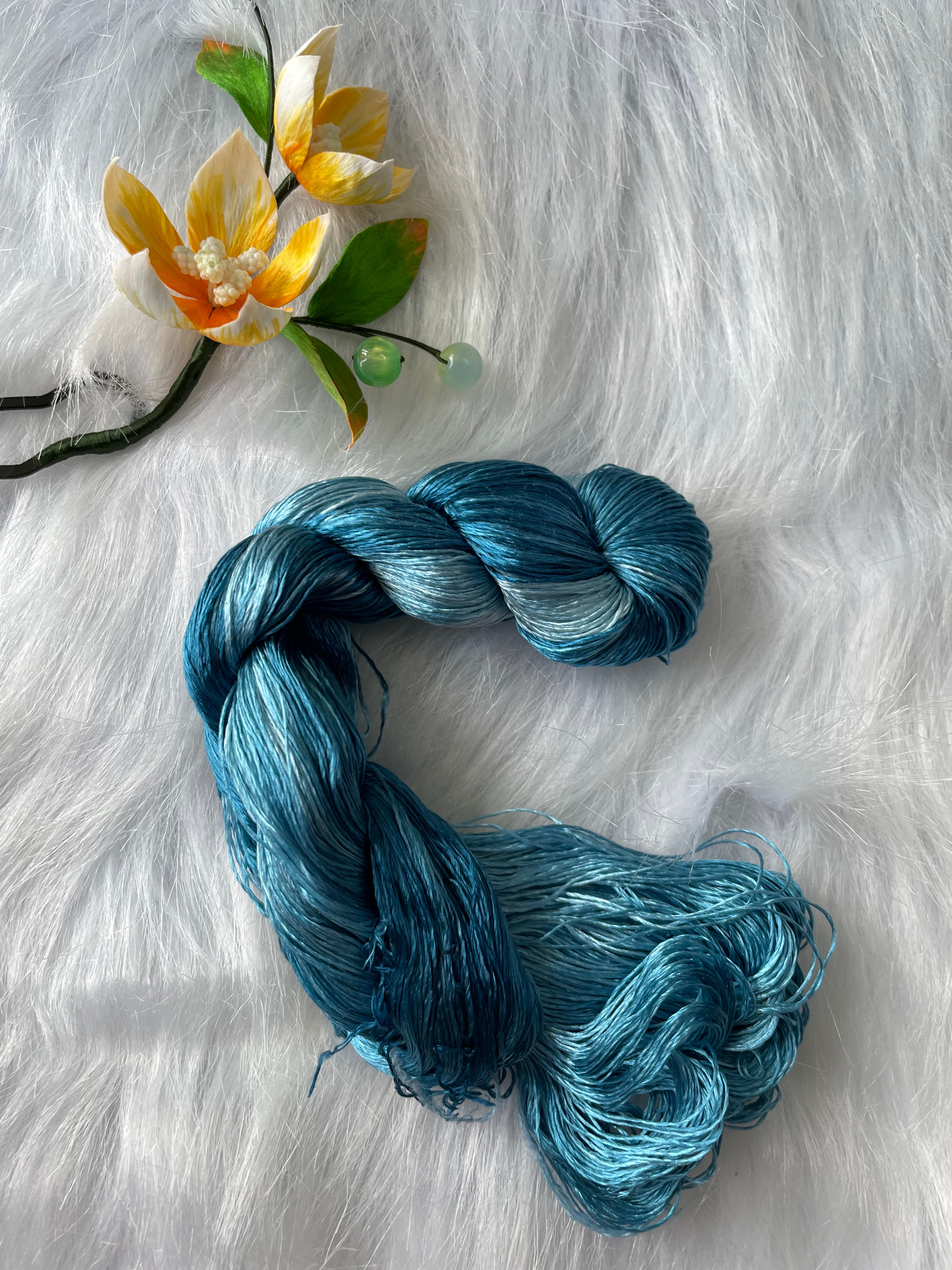 Colorful nice Gradient Colors 100%mulberry silk,hand-dyed embroidery silk thread