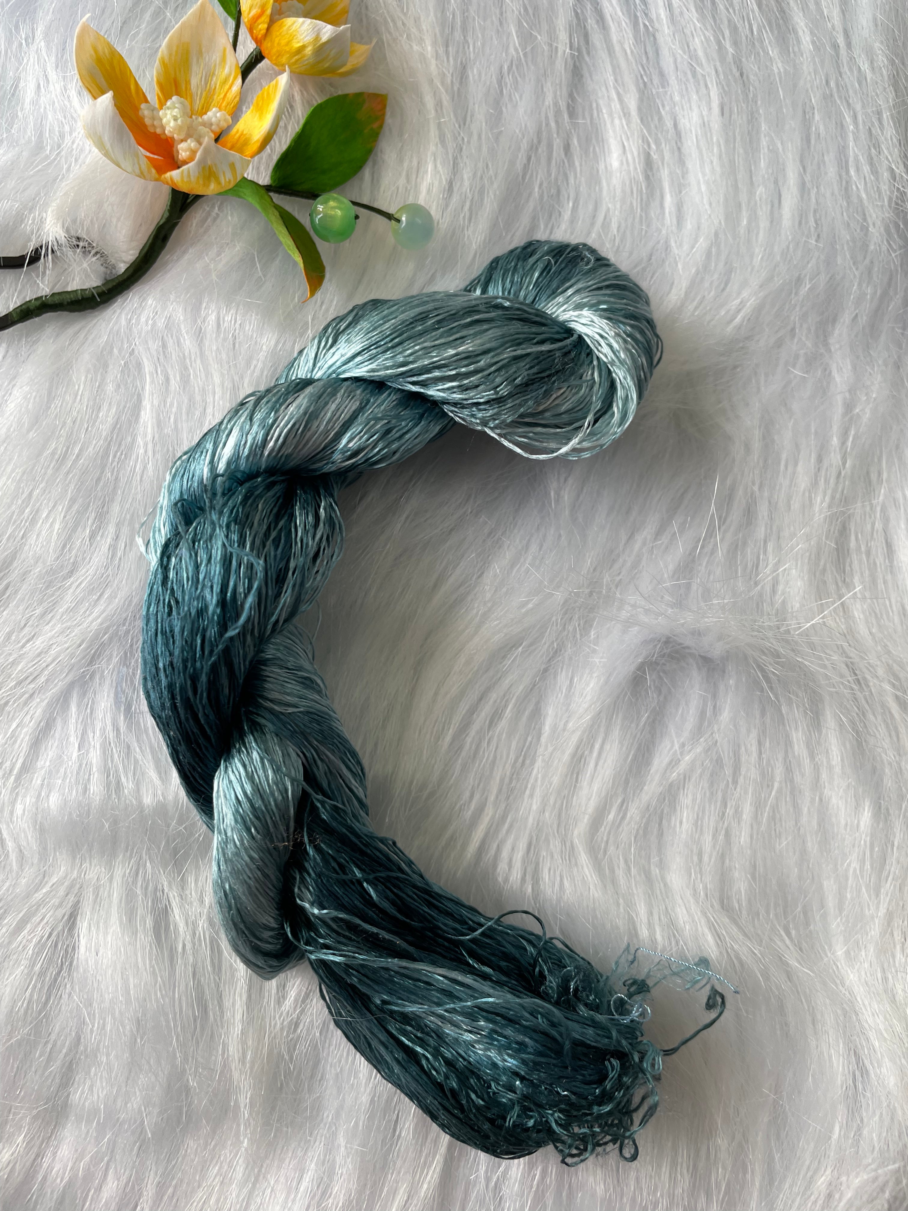 Colorful nice Gradient Colors 100%mulberry silk,hand-dyed embroidery silk thread
