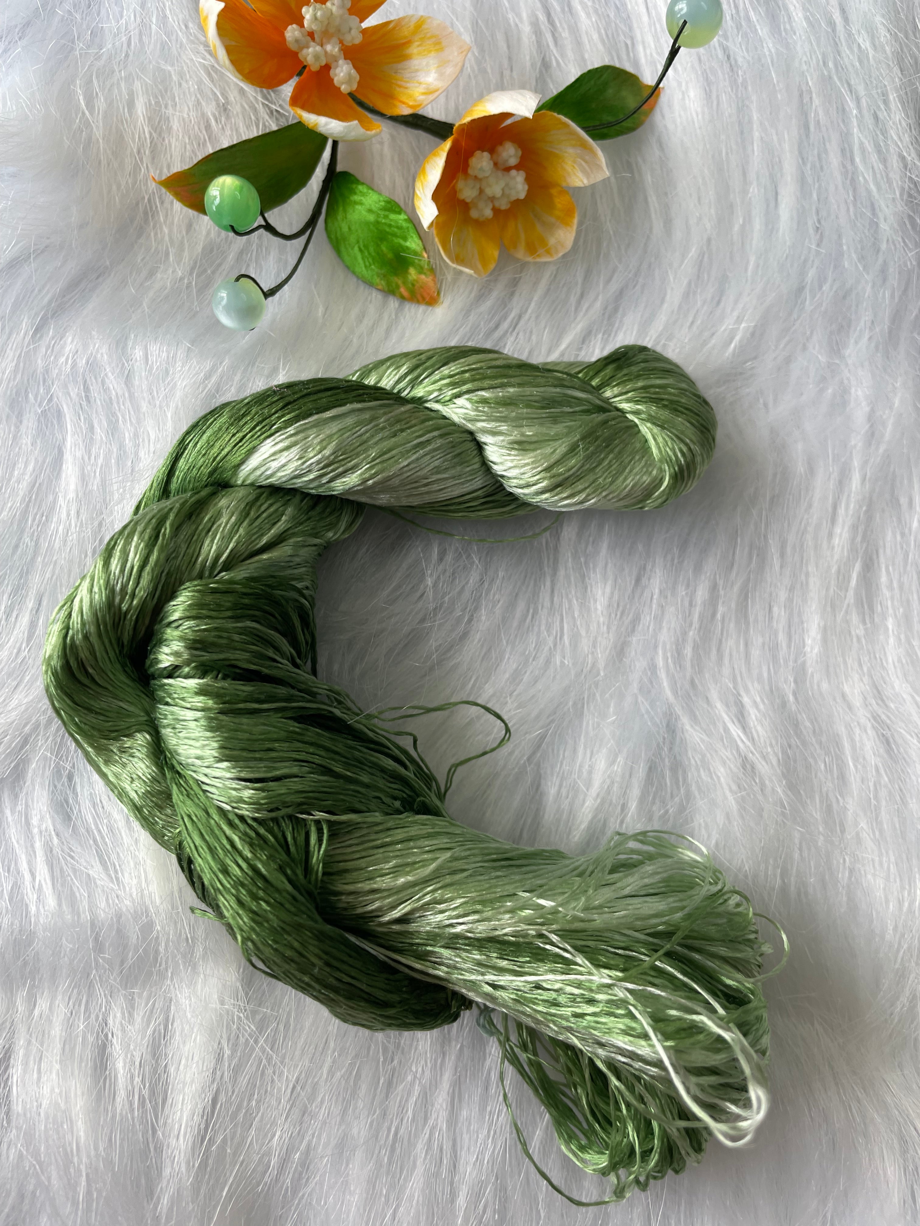 Colorful nice Gradient Colors 100%mulberry silk,hand-dyed embroidery silk thread