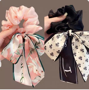 Butterfly bow headband for women 2025 new style ribbon headband, large headband, high-end hair tie, rubber band hair accessory