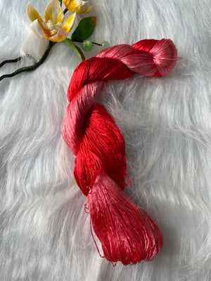 Colorful nice Gradient Colors 100%mulberry silk,hand-dyed embroidery silk thread