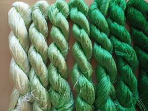 8bundles 100%real mulberry silk,hand-dyed embroidery silk floss/thread N71