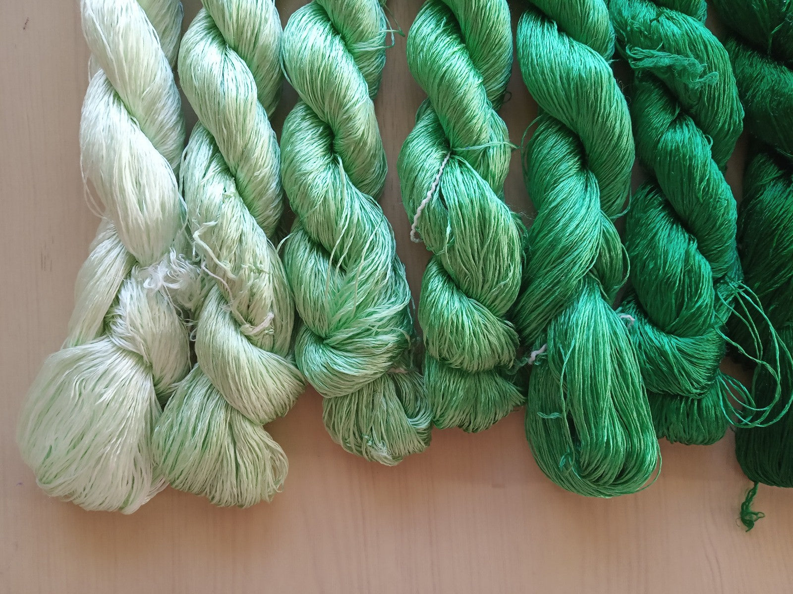 8bundles 100%real mulberry silk,hand-dyed embroidery silk floss/thread N71