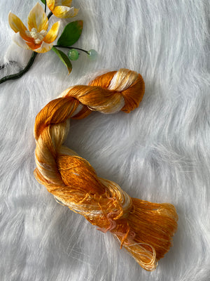 Colorful nice Gradient Colors 100%mulberry silk,hand-dyed embroidery silk thread
