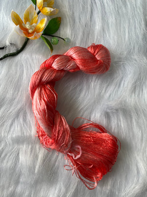 Colorful nice Gradient Colors 100%mulberry silk,hand-dyed embroidery silk thread