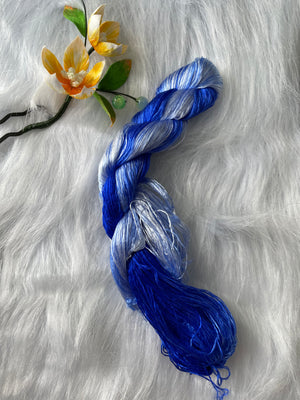 Colorful nice Gradient Colors 100%mulberry silk,hand-dyed embroidery silk thread