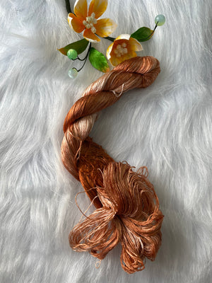 Colorful nice Gradient Colors 100%mulberry silk,hand-dyed embroidery silk thread