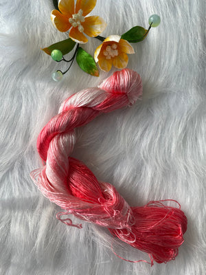 Colorful nice Gradient Colors 100%mulberry silk,hand-dyed embroidery silk thread