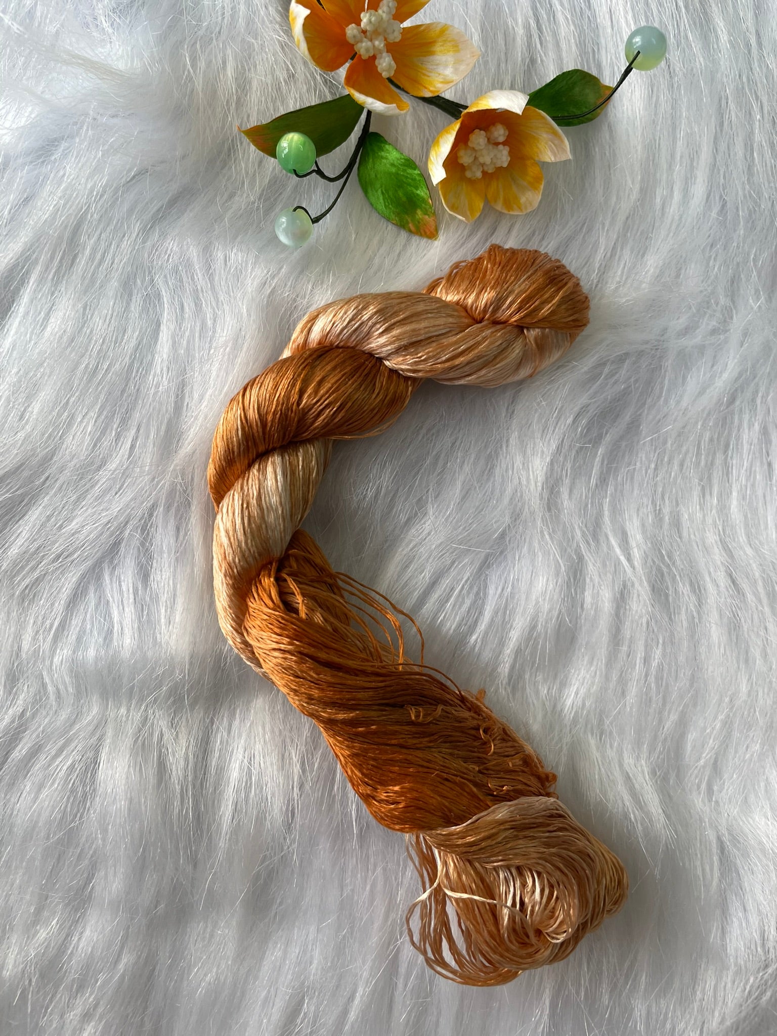 Colorful nice Gradient Colors 100%mulberry silk,hand-dyed embroidery silk thread
