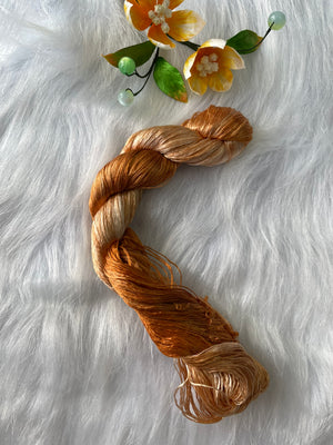 Colorful nice Gradient Colors 100%mulberry silk,hand-dyed embroidery silk thread