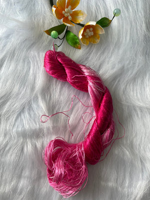 Colorful nice Gradient Colors 100%mulberry silk,hand-dyed embroidery silk thread