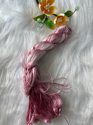 Colorful nice Gradient Colors 100%mulberry silk,hand-dyed embroidery silk thread