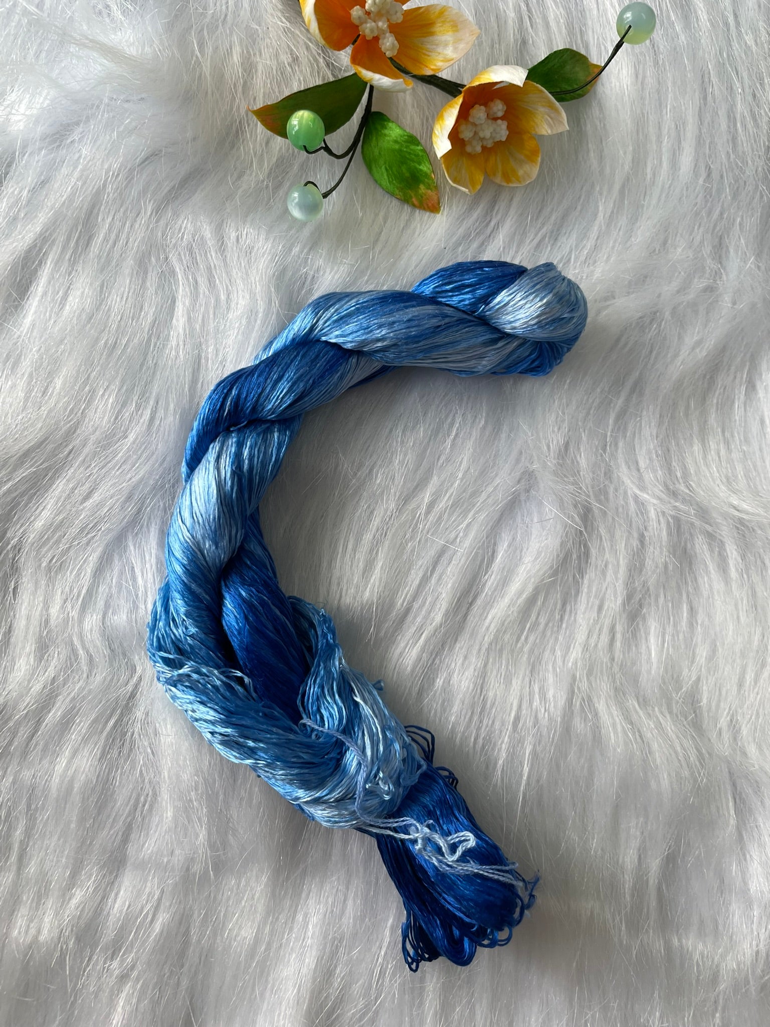 Colorful nice Gradient Colors 100%mulberry silk,hand-dyed embroidery silk thread