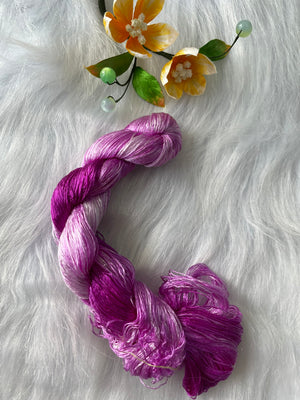 Colorful nice Gradient Colors 100%mulberry silk,hand-dyed embroidery silk thread