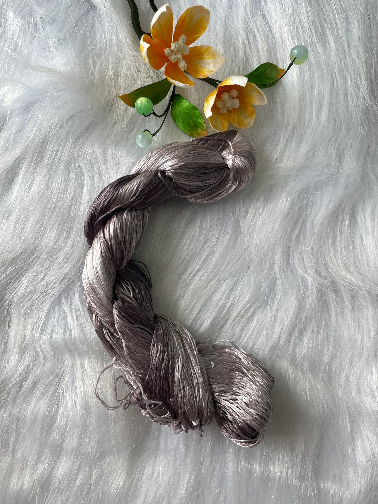 Colorful nice Gradient Colors 100%mulberry silk,hand-dyed embroidery silk thread