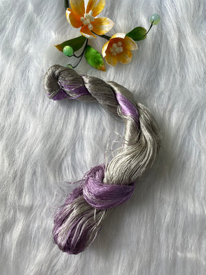 Colorful nice Gradient Colors 100%mulberry silk,hand-dyed embroidery silk thread