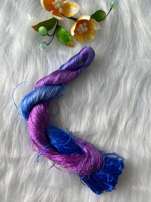 Colorful nice Gradient Colors 100%mulberry silk,hand-dyed embroidery silk thread
