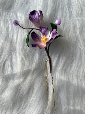 Intangible Cultural Heritage Velvet Flower Collection: Hanfu Hair Accessories and Lucky Bags Home deco etc