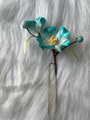 Intangible Cultural Heritage Velvet Flower Collection: Hanfu Hair Accessories and Lucky Bags Home deco etc