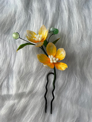 Intangible Cultural Heritage Velvet Flower Collection: Hanfu Hair Accessories and Lucky Bags Home deco etc