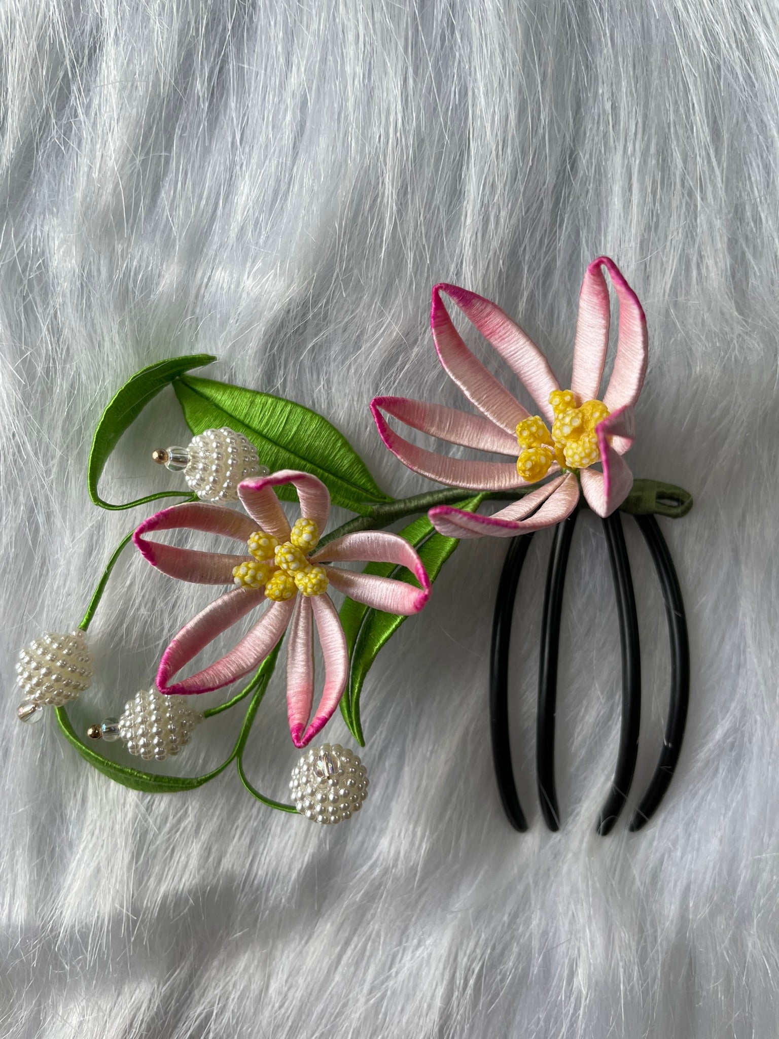 Intangible Cultural Heritage Wrapping Flower Collection: Hanfu Hair Accessories and Lucky Bags Home deco etc.