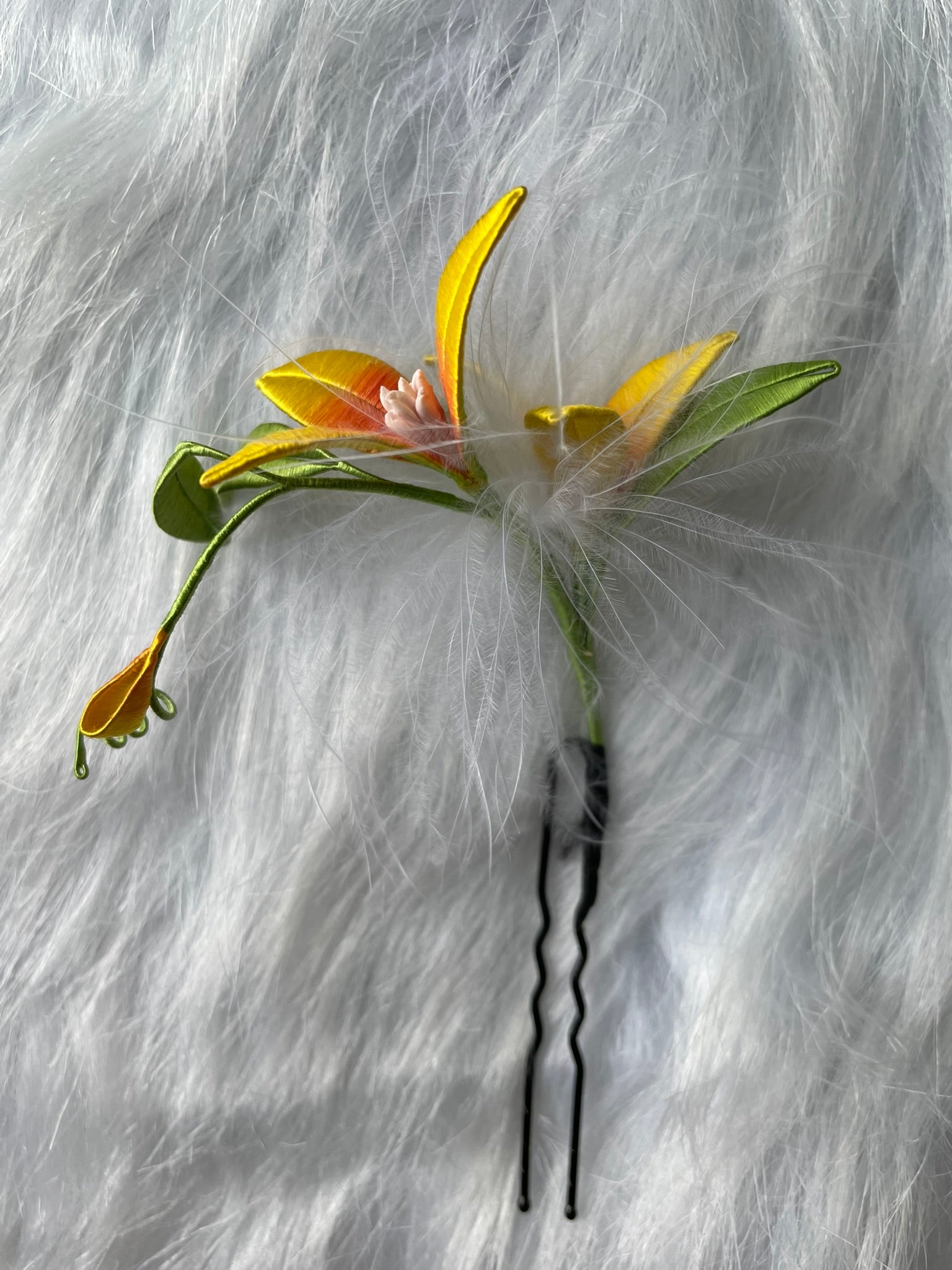 Intangible Cultural Heritage Wrapping Flower Collection: Hanfu Hair Accessories and Lucky Bags Home deco etc.