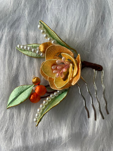 Intangible Cultural Heritage Wrapping Flower Collection: Hanfu Hair Accessories and Lucky Bags Home deco etc.