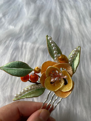 Intangible Cultural Heritage Wrapping Flower Collection: Hanfu Hair Accessories and Lucky Bags Home deco etc.