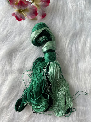 100%real natural mulberry silk,hand-dyed Suzhou embroidery silk floss/thread