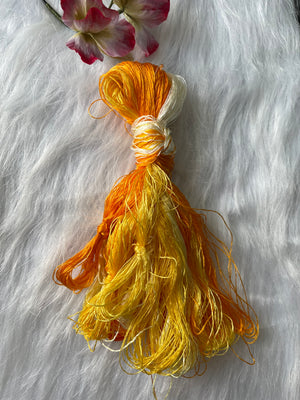 100%real natural mulberry silk,hand-dyed Suzhou embroidery silk floss/thread