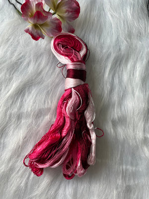100%real natural mulberry silk,hand-dyed Suzhou embroidery silk floss/thread