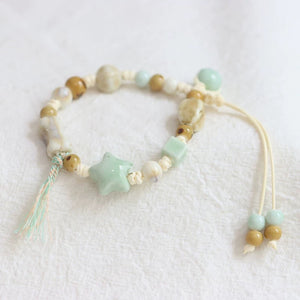 New Ethnic Style  Art Gift Jingdezhen Ceramic Porcelain Bracelet/Necklace 1piece #1-81