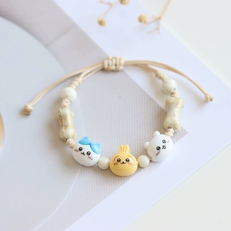 New Ethnic Style  Art Gift Jingdezhen Ceramic Porcelain Bracelet/Necklace 1piece A7131
