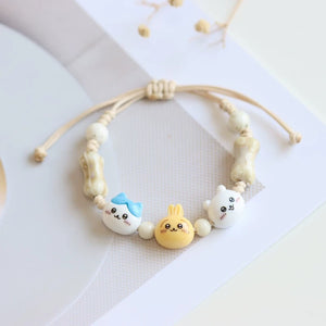 New Ethnic Style  Art Gift Jingdezhen Ceramic Porcelain Bracelet/Necklace 1piece A7131