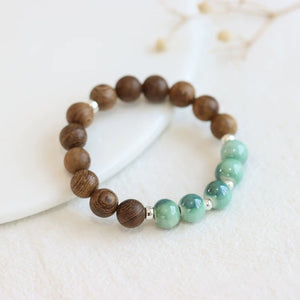 New Ethnic Style  Art Gift Jingdezhen Ceramic Porcelain Bracelet/Necklace 1piece A7132