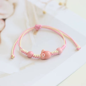 New Ethnic Style  Art Gift Jingdezhen Ceramic Porcelain Bracelet/Necklace 1piece A7132