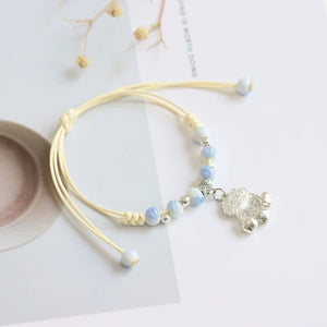 New Ethnic Style  Art Gift Jingdezhen Ceramic Porcelain Bracelet/Necklace 1piece #1-81