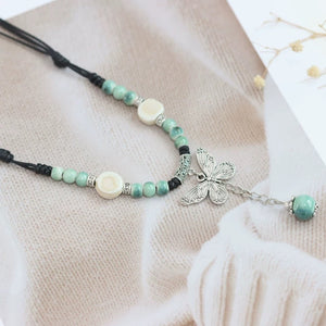 New Ethnic Style  Art Gift Jingdezhen Ceramic Porcelain Bracelet/Necklace 1piece #1-81