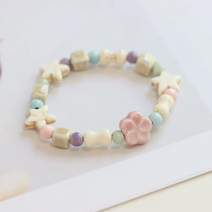 New Ethnic Style  Art Gift Jingdezhen Ceramic Porcelain Bracelet/Necklace 1piece #1-81