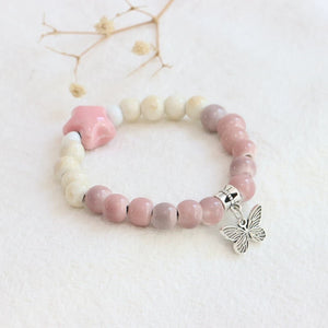 New Ethnic Style  Art Gift Jingdezhen Ceramic Porcelain Bracelet/Necklace 1piece #1-81