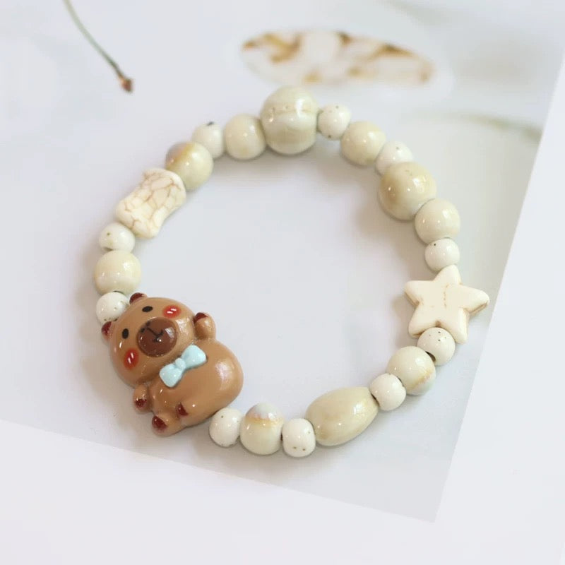 New Ethnic Style  Art Gift Jingdezhen Ceramic Porcelain Bracelet/Necklace 1piece A7133