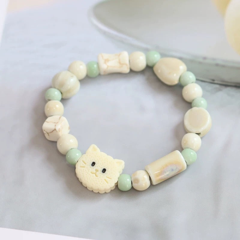 New Ethnic Style  Art Gift Jingdezhen Ceramic Porcelain Bracelet/Necklace 1piece A7133