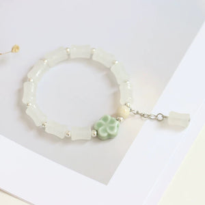 New Ethnic Style  Art Gift Jingdezhen Ceramic Porcelain Bracelet/Necklace 1piece #1-81
