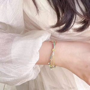 Festival Colorful Hand Rope Multiple circles of stars and moon Bracelet Women's Versatile Handmade Weaving Best Friends Couple Exquisite Handmade Decoration