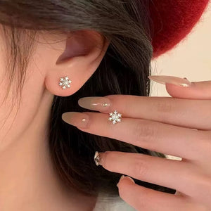 Fireworks Pearl, a dual-purpose earring for women with a simple and fashionable temperament, irregular and exquisite new style, versatile earrings