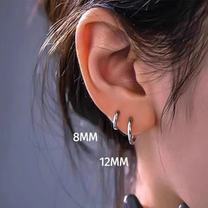 Medical titanium steel ear rings, plain earrings, high-end feeling, titanium alloy ear studs, ear bone studs, ear holes, simple earrings for men and women