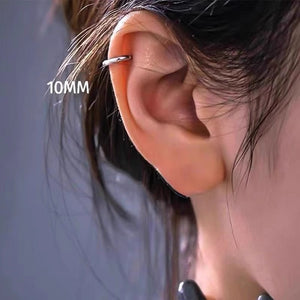 Medical titanium steel ear rings, plain earrings, high-end feeling, titanium alloy ear studs, ear bone studs, ear holes, simple earrings for men and women