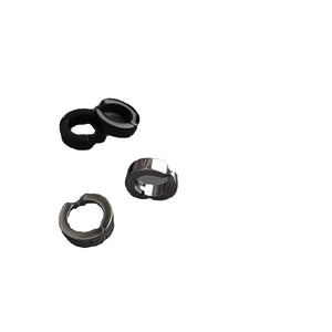 Retro metal style zircon titanium steel ear clip new trendy and unique temperament ear clip for women without ear holes, versatile earrings
