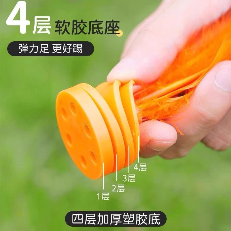 Colorful shuttlecock for children, elementary school students, sports, adult keys, kicking shuttlecock, shuttlecock ball, competition specific, healthy tendons, and paddles